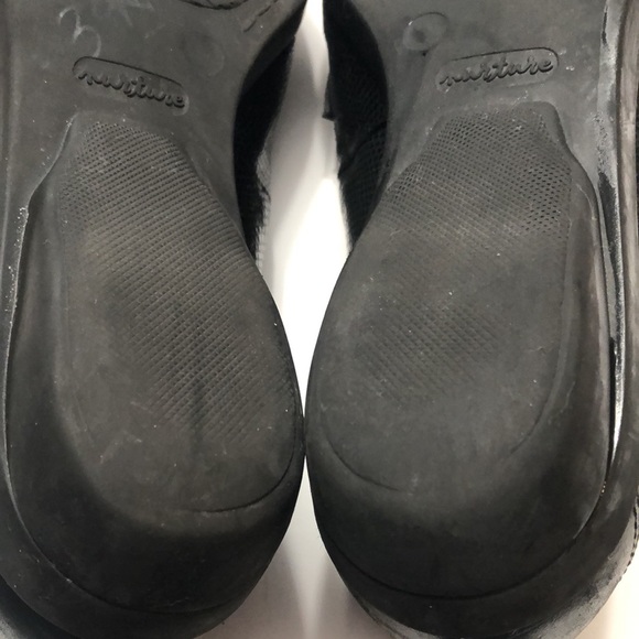 Nurture Mirian Black Round Toe Snakeskin Leather Flat Loafer size 8.5 M - Picture 13 of 14